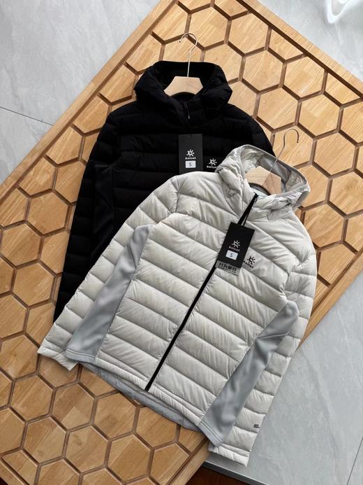 D110714新款MONT XO中国登山系列纯色户外防风防泼水保暖连帽轻薄羽绒服 商品图0