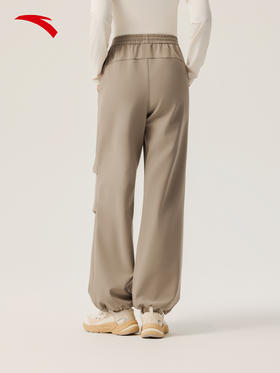 安踏女士山壳裤防泼水加绒户外软壳运动长裤162546504N