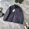 D110784双面防钻绒高科技面料立领轻薄纯色羽绒服 商品缩略图6