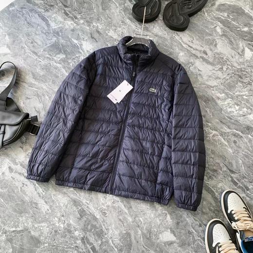 D110784双面防钻绒高科技面料立领轻薄纯色羽绒服 商品图6