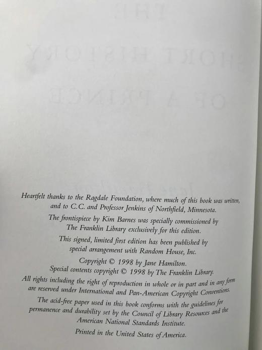 签名首版！汉密尔顿《一位王子的简史》 富兰克林图书馆豪华仿皮 商品图5