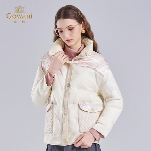 【鹅绒】乔万尼鹅绒服女款秋冬高端羽绒服ET4T008 商品图1