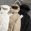 D110724收腰带款六格羽绒服女士2025秋冬新款中长款外套 商品缩略图3