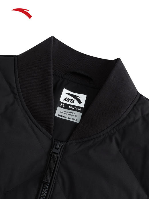 安踏男士短款防泼水棒球领鸭绒羽绒服152548917 商品图3