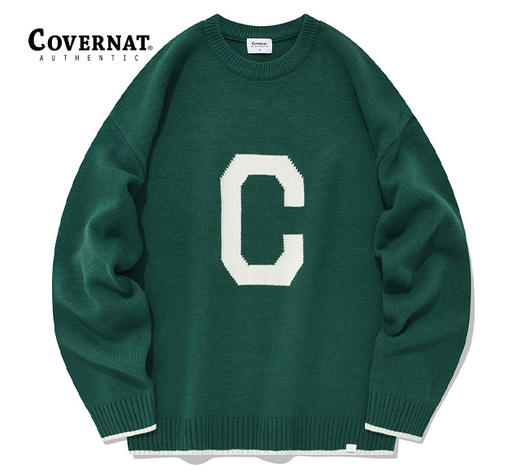 COVERNAT男女同款时尚百搭C标志针织衫 CO2204KT01 商品图4
