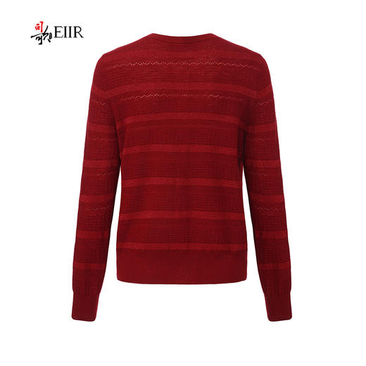 司歌套头长袖毛织衫毛衣女修身秋冬G92G6058 商品图3