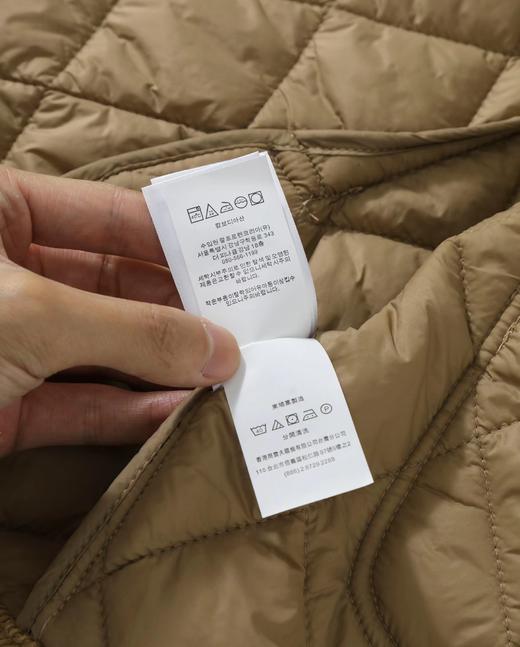 D110709新款秋冬季精典菱格绗棉夹克男女同款棉服外套 商品图14