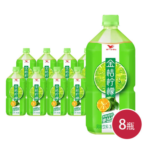 统一金桔柠檬1L*8（6925303758783） 商品图0