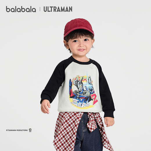 【奥特曼IP商场同款】巴拉巴拉童装男童卫衣儿童2025新款冬装加绒 商品图0
