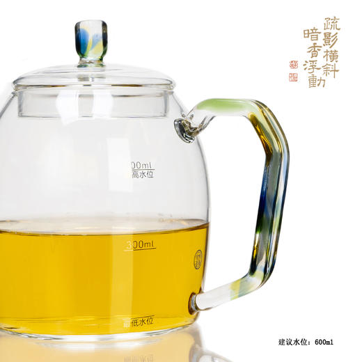 暗香疏影/秦权壶高端高硼硅耐高温煮茶器办公室大容量烧水壶 商品图2