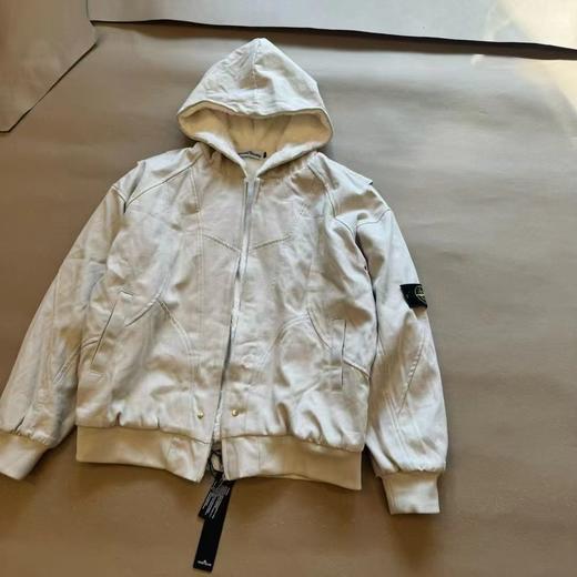 D110738冬季单品水貂绒内里解构连帽棉衣男女同款 商品图5