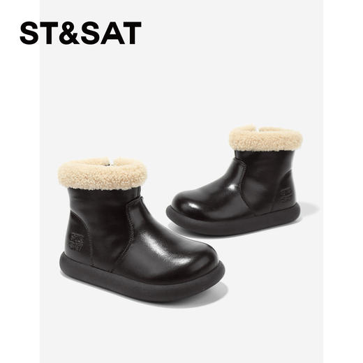 【童鞋】星期六加绒保暖简约时尚女童短靴SSD4192L0A 商品图8