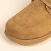 法式加绒保暖魔术贴勃肯鞋女豆豆平底秋冬百搭平底懒人毛呢棉鞋 商品缩略图7