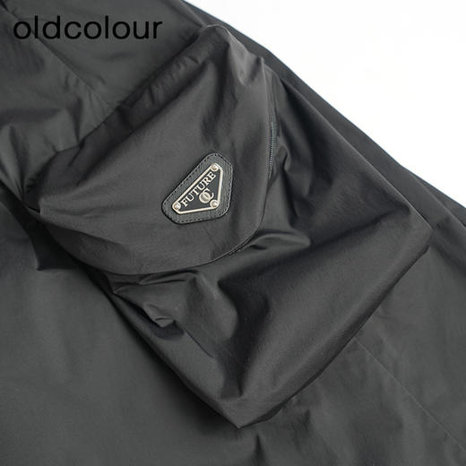 oldcolour欧珂春夏季简约日常通勤休闲宽松纯色中裤女O13072315 商品图3