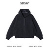 SDSA男士秋冬新款痞帅男装慵懒风宽松拉链连帽毛衣百搭开衫针织衫 商品缩略图1