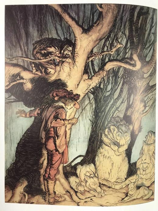 亚瑟·拉克姆：插画中的一生 数百幅彩色插图 精装大16开 商品图11