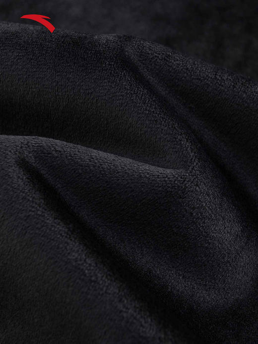 安踏针织立领运动外套男士黑色运动服上衣152541733-3 商品图4