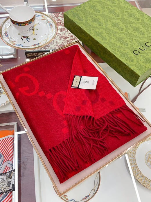 高段位g家提花双面围巾 商品图5