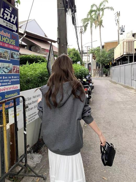 大鹅同款  高克重连帽卫衣外套   男女同款 商品图14