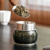 斑锡龙锡罐小号锦合茶仓大漆戗金纯锡便携密封茶叶罐 商品缩略图3