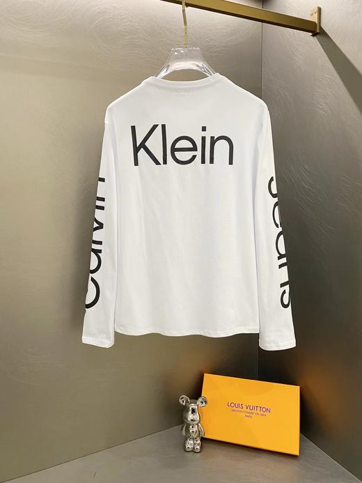 D110758胸前百灵达刺绣袖子背后字母印花长袖T恤 商品图5