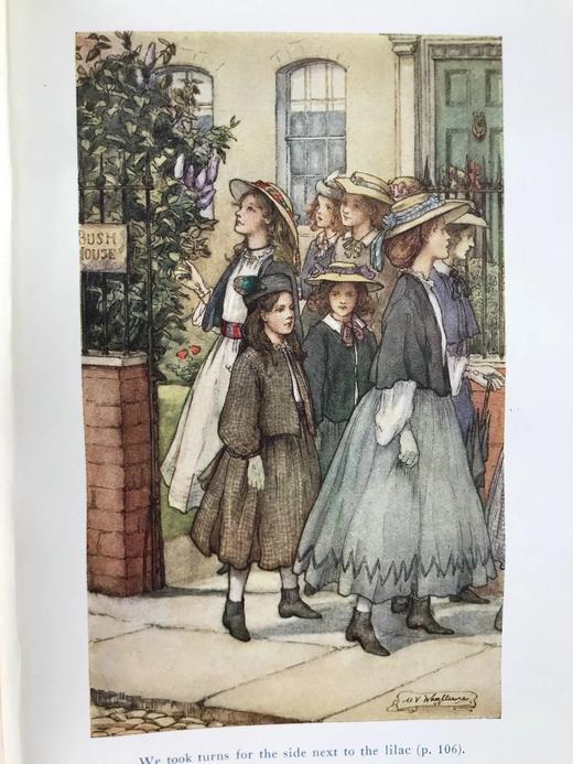 1929年 朱莉安娜·霍雷希克·尤因《拾光絮语：写给女孩的故事集》 配精美彩色插图 漆布精装32开 商品图9