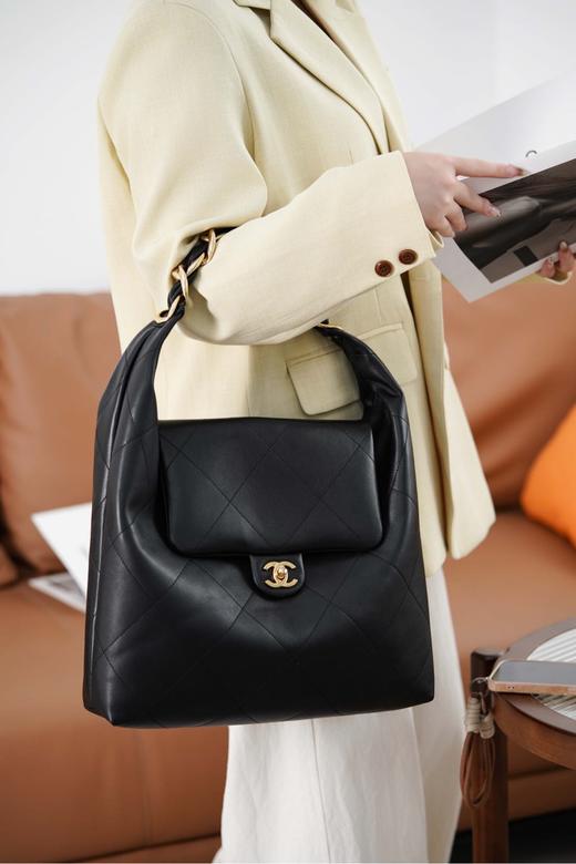 香奈儿  𝟐𝟓𝐤 嬉皮𝐇𝐨𝐛𝐨包  大号（LZ） 商品图2