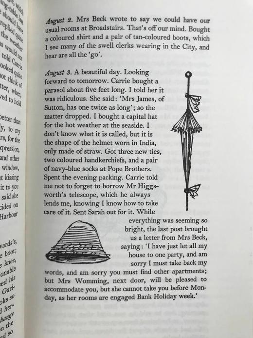 乔治与·格罗史密斯《无名日记》（1996） 数十幅插图精装大32开带书匣 商品图8