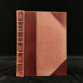 1922年 戈德史密斯《威克菲尔德牧师》 休·汤姆森约百幅插图 真皮精装32开