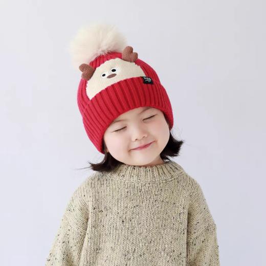 儿童卡通帽子围巾套装/儿童捏捏乐小企鹅毛绒帽 商品图7