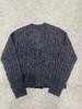 D110704冬新款时尚百搭羊毛混纺纱针织麻花毛衣女款 商品缩略图1
