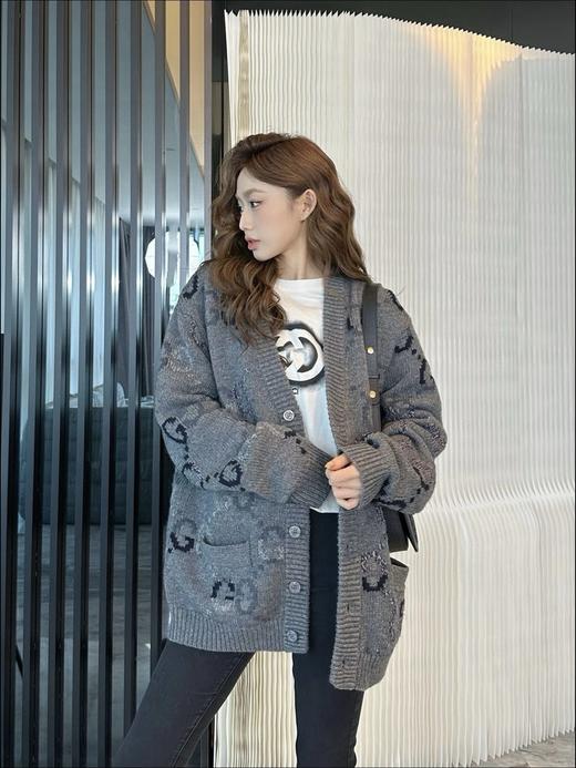 古驰 2025 FW GG提花羊毛针织开衫（DY） 商品图6