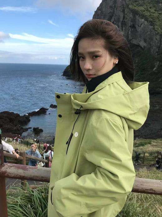 D110769可拆卸双层设计三合一两件套苹果绿冲锋衣 商品图5