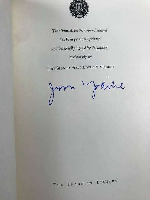 签名首版！厄普代克《巴西》 富兰克林图书馆豪华仿皮本 商品图2