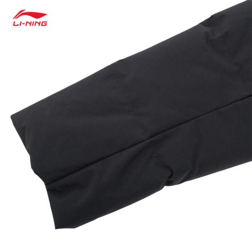 李宁中长款羽绒服男子2025冬季鸭绒保暖宽松连帽外套AYMV341 商品图4