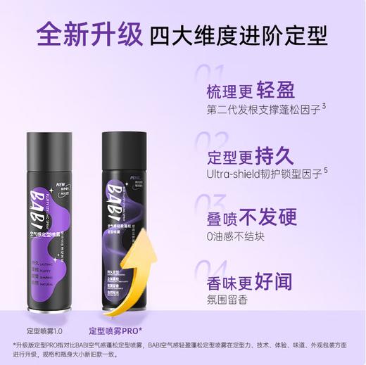 【热卖款】BABI定型喷雾发胶男女士雾蓬松高颅顶定型喷雾120ml 商品图5
