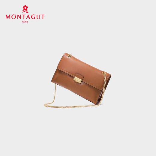 梦特娇女包新款简约大容量链条包腋下包通勤高级感休闲单肩包牛皮女士斜挎包 商品图3