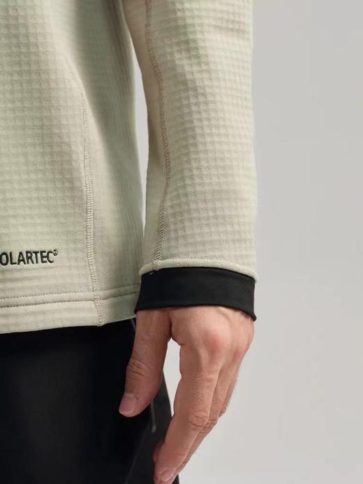 D110731男女情侣POLARTEC抓绒亲肤保暖滑雪中层针织套头衫 商品图8