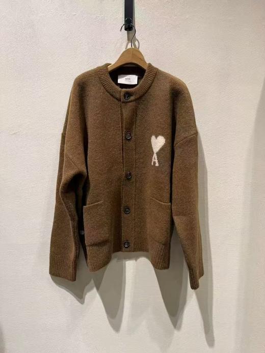 中性款爱心针织开衫毛衣ZO 商品图0