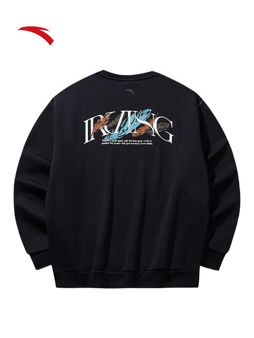 安踏凯里·欧文系列卫衣男美式圆领套头衫男女休闲上衣172541711N 商品图1