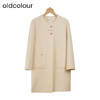 oldcolour冬季新品时尚保暖气质圆领手工呢料长外套女P411506A1 商品缩略图2