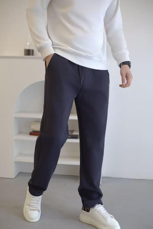 男士自发热运动自如石墨烯含羊毛磨毛绒防风神裤 商品图6