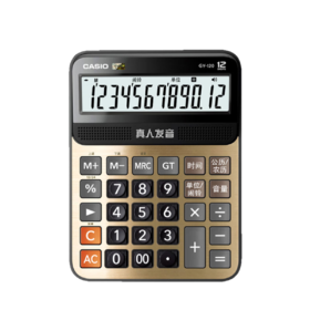6936411601878 卡西欧CASIO 卡西欧GY-120真人发音大号计算器办公台式大屏幕语音计算机