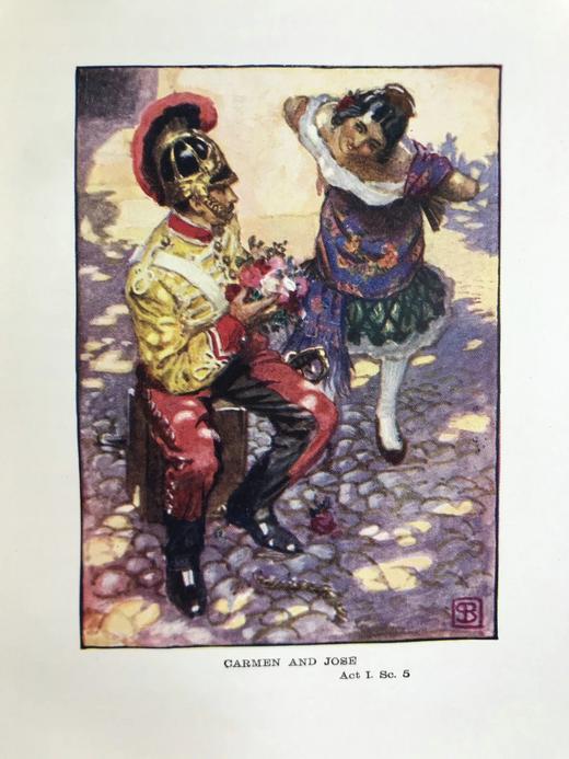 约20世纪早期 挚爱的歌剧 24幅彩色插图 漆布精装32开 商品图12