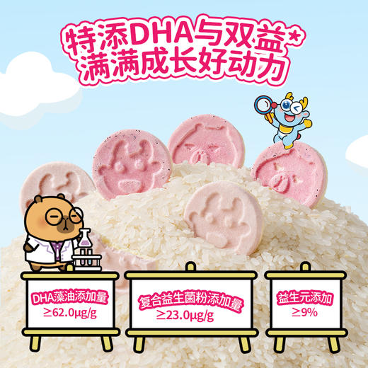 【DHA冻干双色米饼】卡皮巴拉萌趣造型入口易溶 商品图3