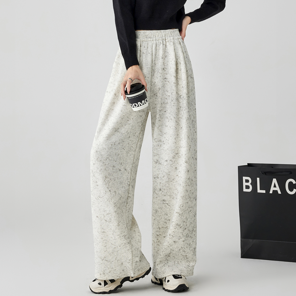 内里加绒！抵抗寒冬【新中式扎染华棉山本裤】加绒加厚 保暖加倍 阔腿版型 修饰腿型 长时间穿不起球不掉毛  裤型柔软免打理  不惧严寒 一条轻松过冬