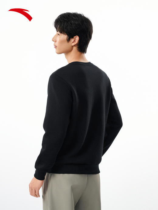 安踏套头运动卫衣男士简约休闲圆领套头衫上衣152547710-3 商品图1