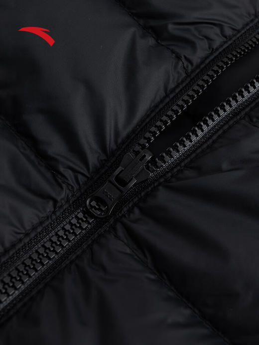 安踏三合一羽绒内胆外套男装冬季新款叠穿运动服两件套152547609 基础黑-3 商品图9