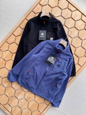 D110708秋冬双面摇粒绒拉链衫男士户外轻徒步防寒保暖外套