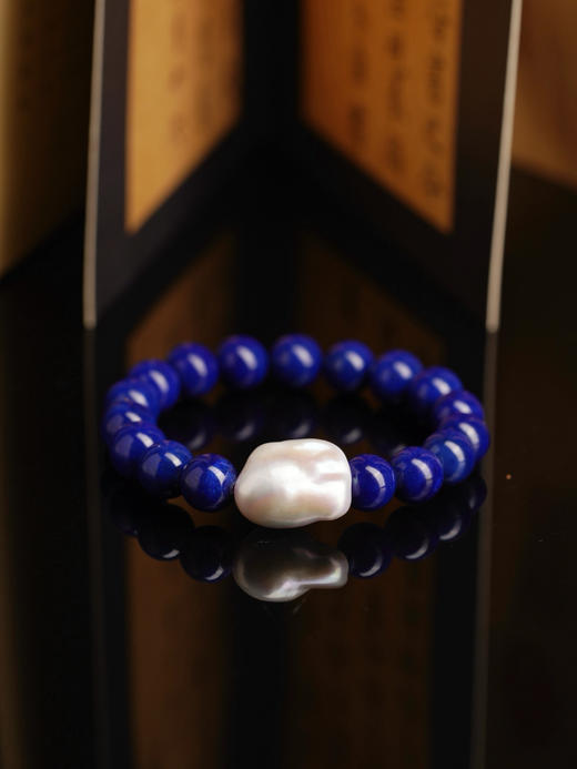 青金巴洛克珍珠手串 商品图0